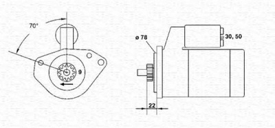 MAGNETI MARELLI 943254002010 -  Стартер